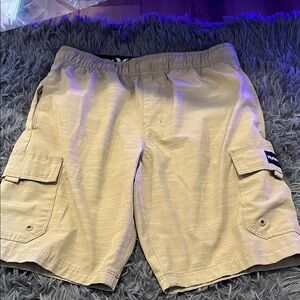 Hurley Men's Tan Cargo Shorts